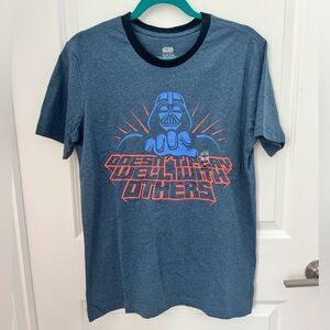 NWT Star Wars Darth Vader Doesn’t Play Well with Others Ringer Tee, Size S